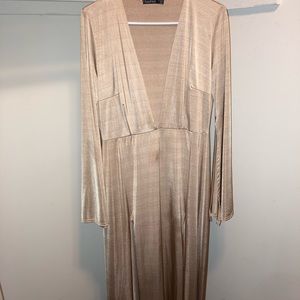 Beautiful satin slit dress size 12